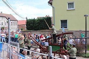 Wasserschlacht in Niederspier
