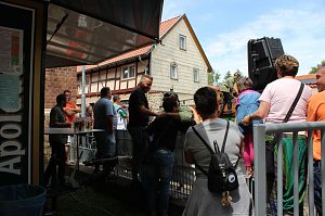 Wasserschlacht in Niederspier