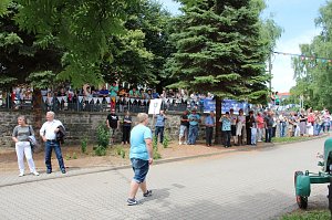 Wasserschlacht in Niederspier