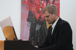 Ausstellungser&ouml;ffnung in der Nordh&auml;user Kreissparkasse