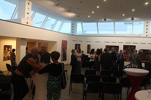 Ausstellungser&ouml;ffnung in der Nordh&auml;user Kreissparkasse