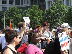 Demo in Berlin f&uuml;r die Pressefreiheit