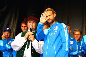 Auf der B&uuml;hne statt auf dem Rasen