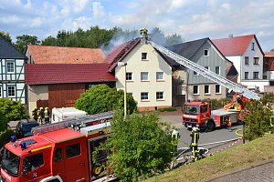Feuer in Freienhagen