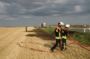 Stoppelfeldbrand rasch unter Kontrolle