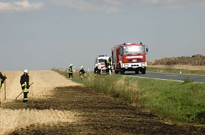Stoppelfeldbrand rasch unter Kontrolle