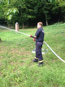 Wasser marsch im Ahornpark