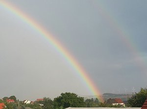 Regenbogen &uuml;ber dem S&uuml;dharz