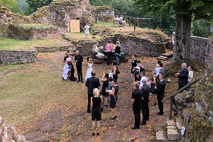 Hochzeit auf der Burgruine Hohnstein