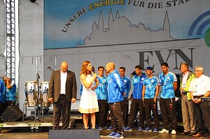Wacker Nordhausen zu Gast bei EVN-Party