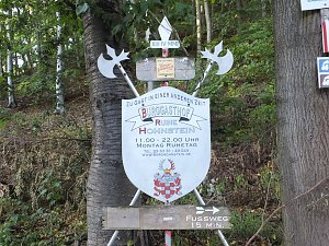 Zu Besuch auf der Burgruine Hohnstein