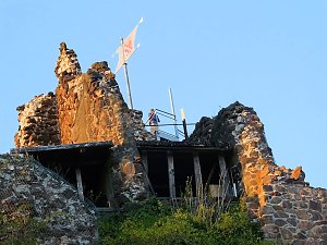 Zu Besuch auf der Burgruine Hohnstein