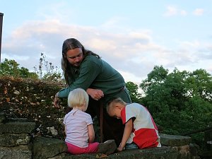 Zu Besuch auf der Burgruine Hohnstein