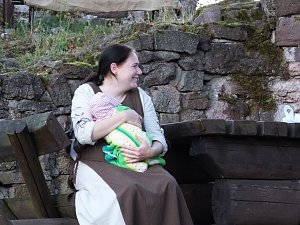 Zu Besuch auf der Burgruine Hohnstein