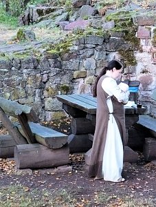 Zu Besuch auf der Burgruine Hohnstein
