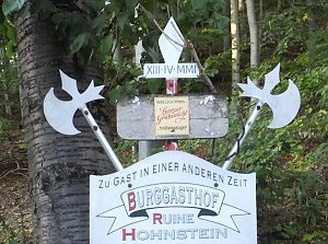 Zu Besuch auf der Burgruine Hohnstein