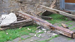 Hauswand st&uuml;rzte ein