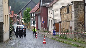 Hauswand st&uuml;rzte ein