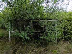 Unwirkliche Orte: Lokschuppen bei Bitterfeld