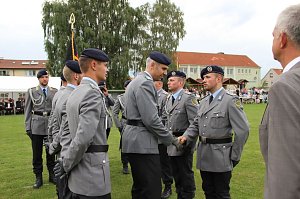 Feierliche Vereidigung in Berka