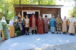 Kaiser Barbarossa begr&uuml;&szlig;te die Bergleute