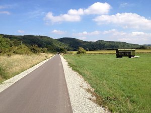 Der  Radweg begeistert, aber�