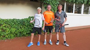 Clubmeisterschaften: von links nach rechts Leonard M&uuml;ller, Volker Franke, Johannes Spielmann