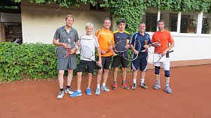 Von links nach rechts Johannes Spielmann, Leonard M&uuml;ller, Volker Franke, Alexander M&ouml;bius, Peter Behrschmidt, Frank Stemmler 