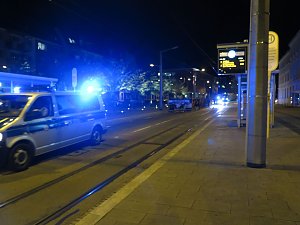 N&auml;chtliche NPD-Demo