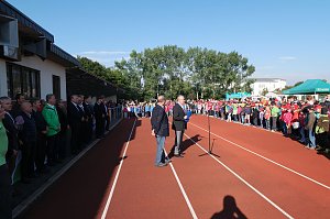 Schulanfangsaktion 2015 auf dem Hohekreuzsportplatz in Nordhausen