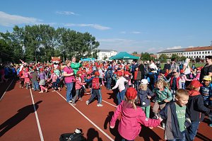Schulanfangsaktion 2015 auf dem Hohekreuzsportplatz in Nordhausen
