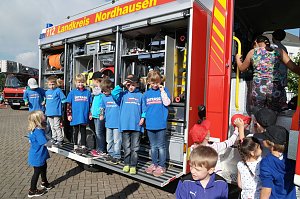 Schulanfangsaktion 2015 auf dem Hohekreuzsportplatz in Nordhausen