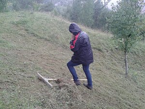M&auml;hen gegen Gipsabbau - der Nordh&auml;user BUND in Aktion