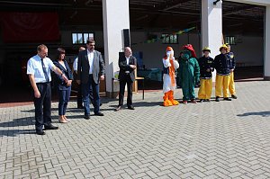 Feuerwehr zeigte sich