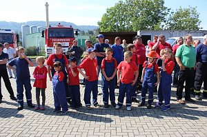 Feuerwehr zeigte sich