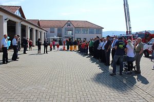 Feuerwehr zeigte sich