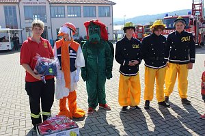 Feuerwehr zeigte sich