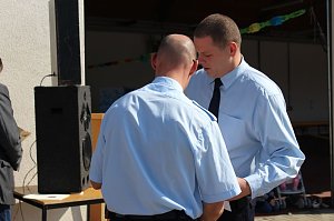 Feuerwehr zeigte sich