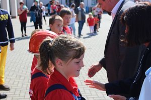 Feuerwehr zeigte sich