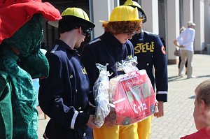 Feuerwehr zeigte sich