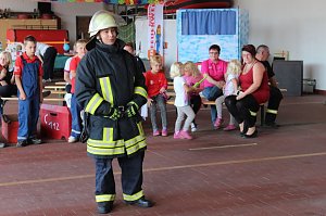 Feuerwehr zeigte sich