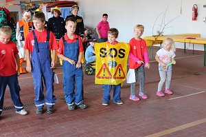 Feuerwehr zeigte sich