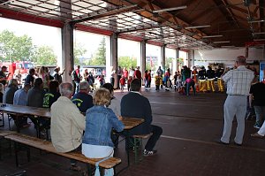Feuerwehr zeigte sich