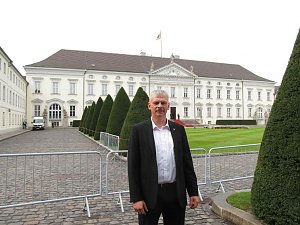 Matthias Siebert bei Bundespr&auml;sidenten