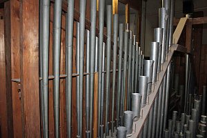 Das Innenleben der Strobel-Orgel