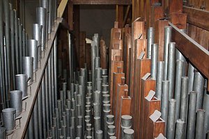 Das Innenleben der Strobel-Orgel