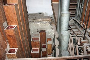 Das Innenleben der Strobel-Orgel
