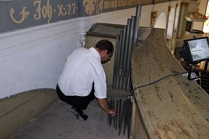 Das Innenleben der Strobel-Orgel