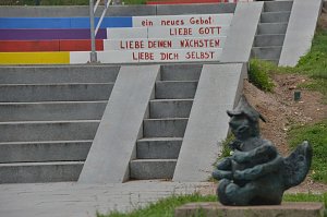 Treppenk&auml;ferfest an der Frauenbergtreppe