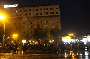 Demonstration und Gegendemonstration in Nordhausen